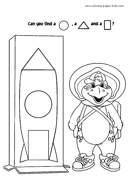 Barney color page cartoon characters coloring pages, color plate, coloring sheet,printable coloring picture