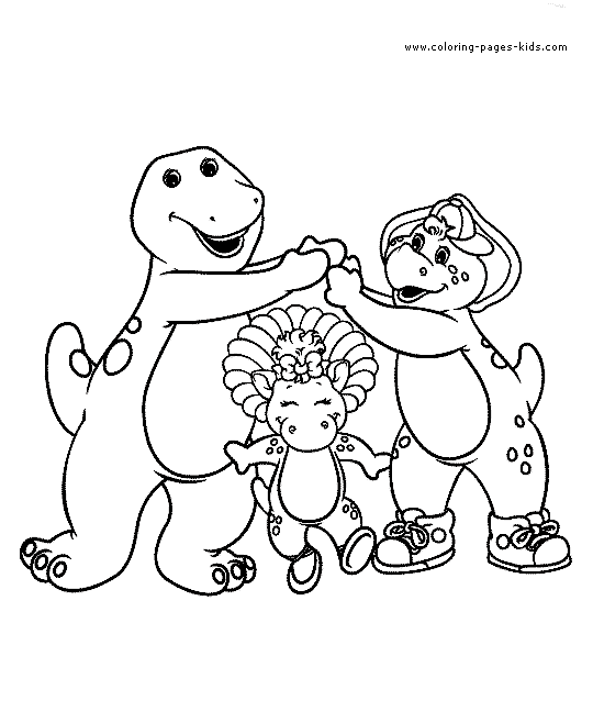 Barney color page cartoon characters coloring pages, color plate, coloring sheet,printable coloring picture