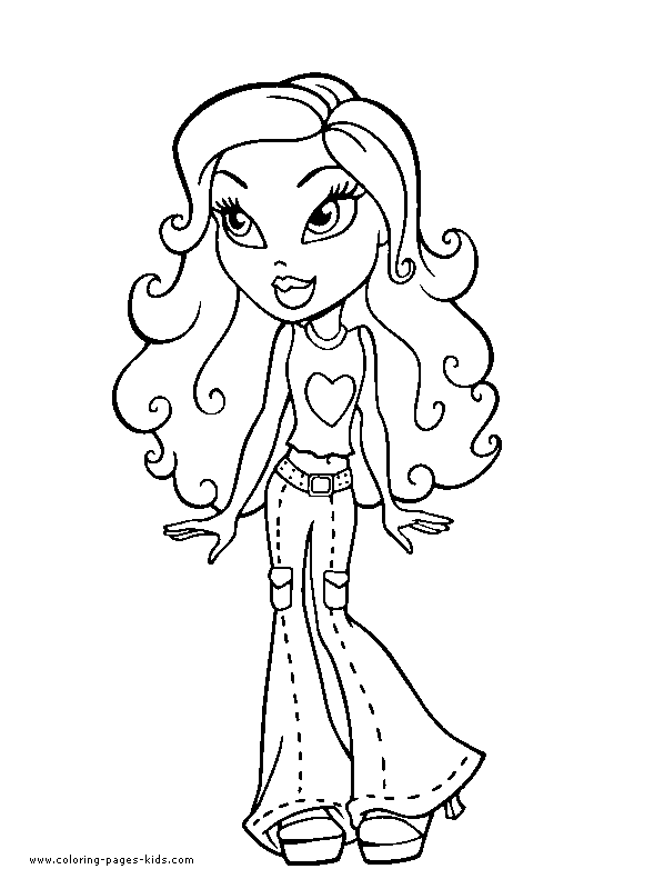 Bratz Coloring Pages Printable for Free Download