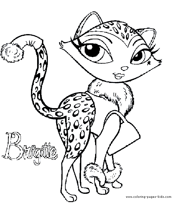 Bratz Petz color page, cartoon characters coloring pages, color plate, coloring sheet,printable coloring picture
