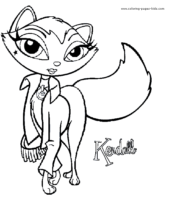 Bratz Petz color page, cartoon characters coloring pages, color plate, coloring sheet,printable coloring picture