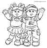 Cabbage Patch Kids coloring