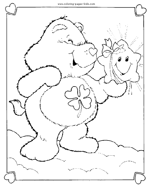 Care Bear coloring picture