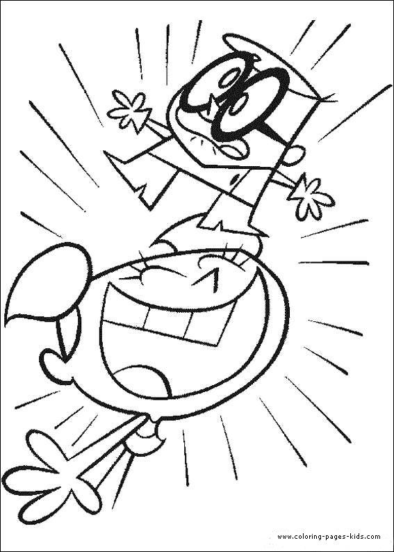 Dexter S Laboratory Color Page Coloring Pages For Kids