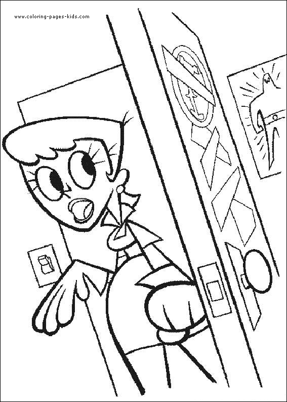 Dexter S Laboratory Color Page Coloring Pages For Kids