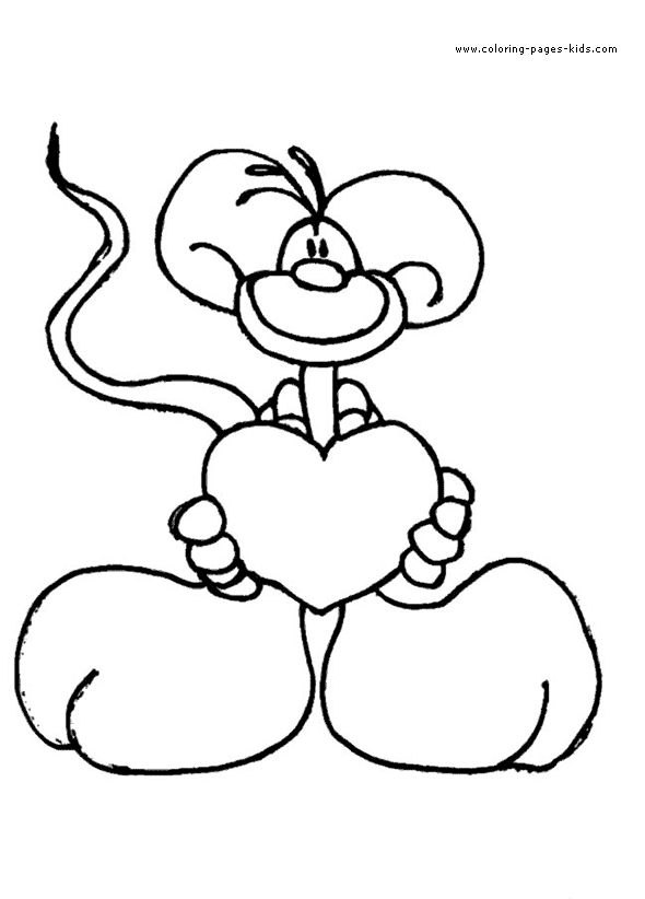 Diddle color page cartoon characters coloring pages, color plate, coloring sheet,printable coloring picture