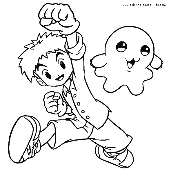 Digimon color page, cartoon characters coloring pages, color plate, coloring sheet,printable coloring picture