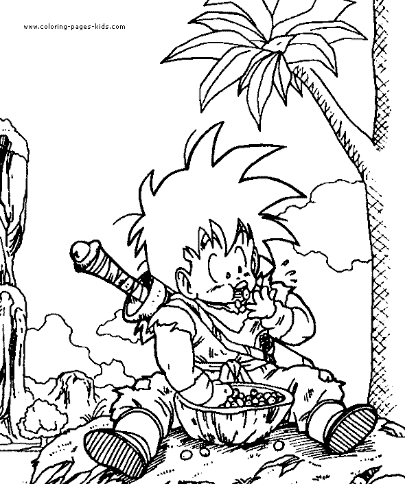 Dragon Ball Coloring Pages - Printable