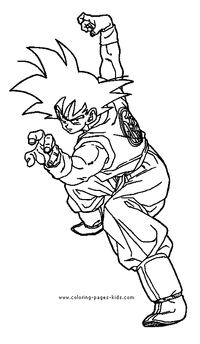 Dragon Ball Z Goku Coloring Pages - Get Coloring Pages