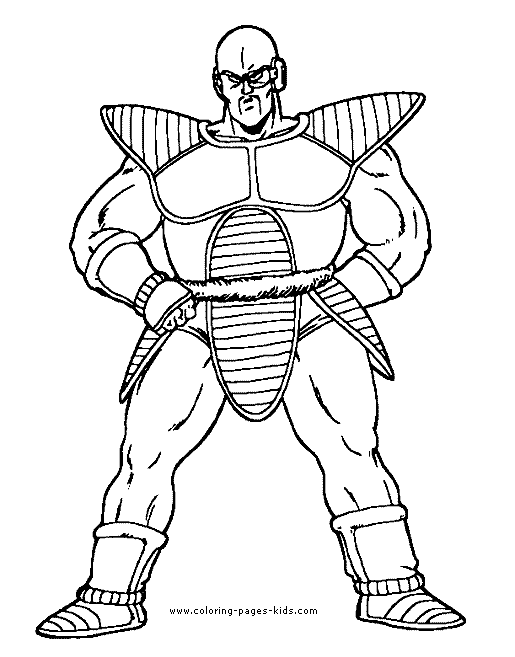 Premium Vector  Coloring page of a cartoon character with the title dragon  ball z.