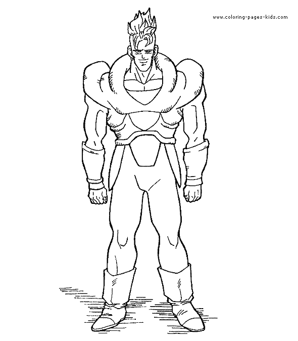 Dragon Ball Z Coloring Pages