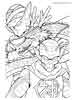 Dragon Ball Z cartoon coloring sheet