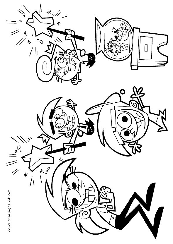 fairly odd parents coloring pages