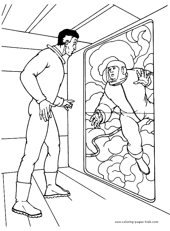 Fantastic 4 color page, four, cartoon characters coloring pages, color plate, coloring sheet,printable coloring picture