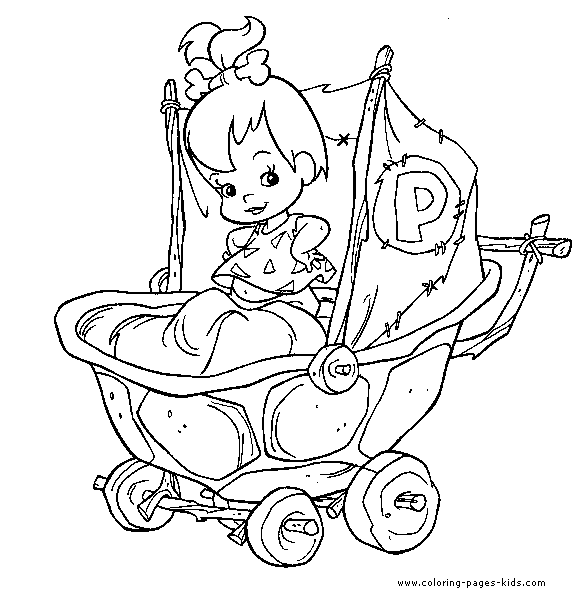 Flintstones color page cartoon characters coloring pages, color plate, coloring sheet,printable coloring picture