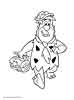 Fred Flintstone coloring picture