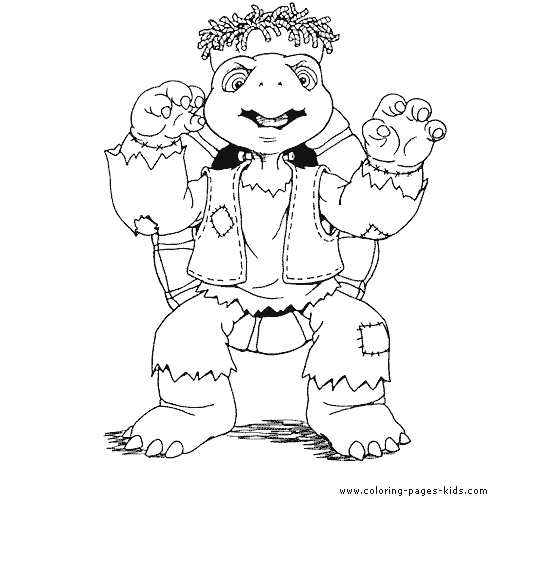 Franklin color page, cartoon characters coloring pages, color plate, coloring sheet,printable coloring picture