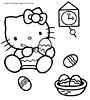 Hello Kitty coloring sheet