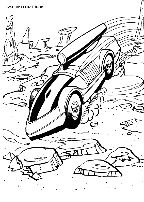 Hot Wheels color page cartoon characters coloring pages, color plate, coloring sheet,printable coloring picture