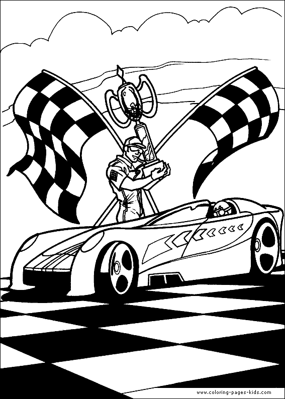 Hot Wheels color page cartoon characters coloring pages, color plate, coloring sheet,printable coloring picture