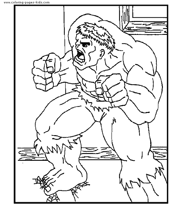 The Hulk color page cartoon characters coloring pages, color plate, coloring sheet,printable coloring picture