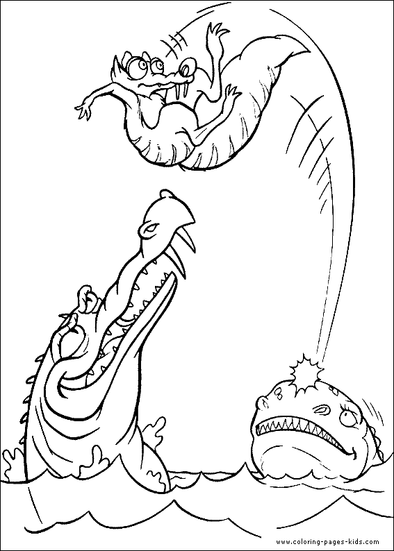 ice age characters coloring pages