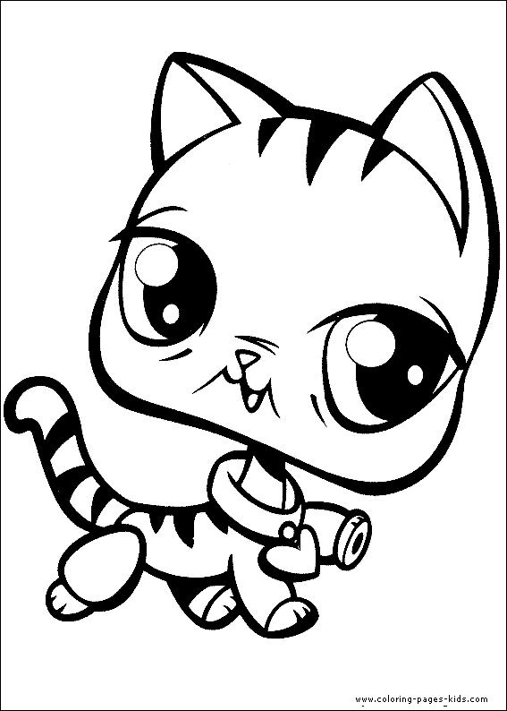 Littlest Pet Shop color page, cartoon characters coloring pages, color plate, coloring sheet,printable coloring picture