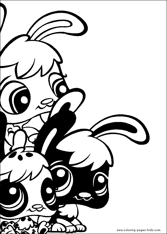 Littlest Pet Shop color page, cartoon characters coloring pages, color plate, coloring sheet,printable coloring picture