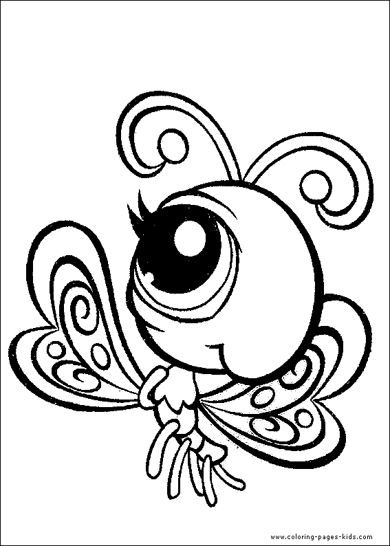 Littlest Pet Shop color page, cartoon characters coloring pages, color plate, coloring sheet,printable coloring picture