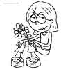 Lizzie McGuire coloring page