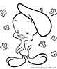 Tweety coloring page