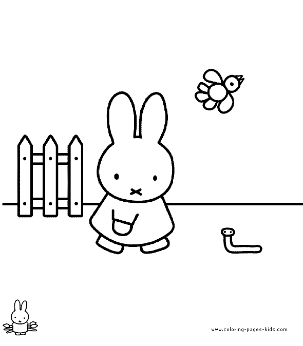 Miffy color page