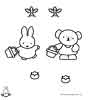 Miffy coloring sheet