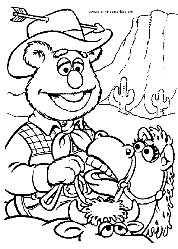 The Muppet Show cartoon characters coloring pages, color plate, coloring sheet,printable coloring picture