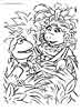 The Muppet Show cartoon coloring pages, 
