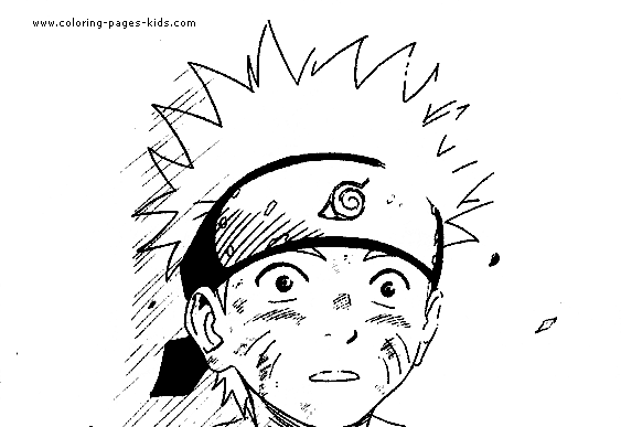 Coloring page - Naruto Uzumaki