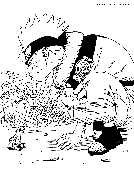 Coloring page - Naruto Uzumaki