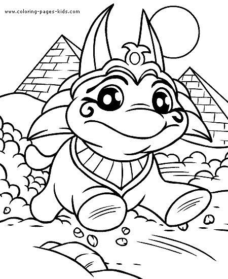 Neopets color page cartoon characters coloring pages, color plate, coloring sheet,printable coloring picture