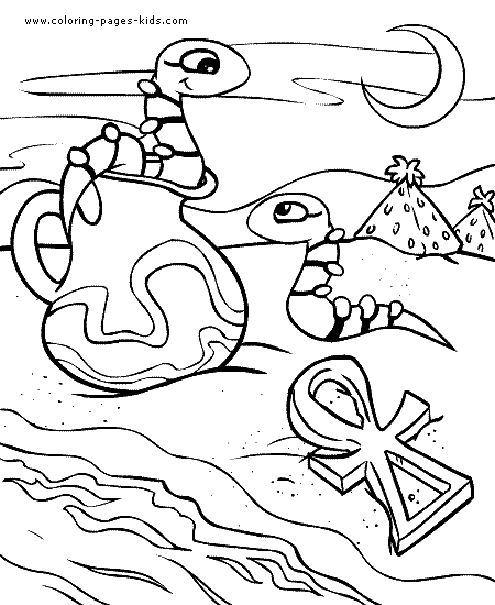Neopets color page - Coloring pages for kids - Cartoon characters