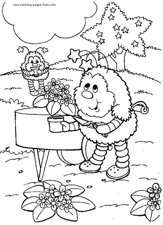 rainbow brite coloring pages for kids - photo #16