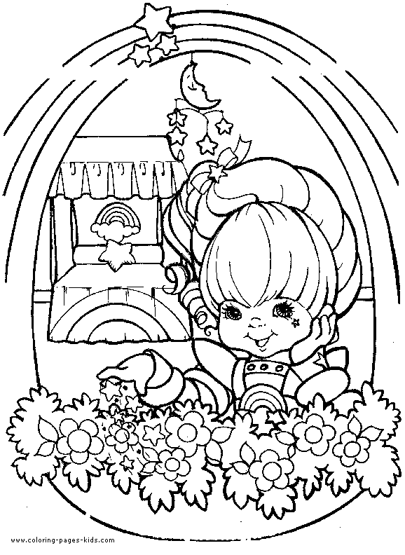 Rainbow Brite color page cartoon characters coloring pages, color plate, coloring sheet,printable coloring picture