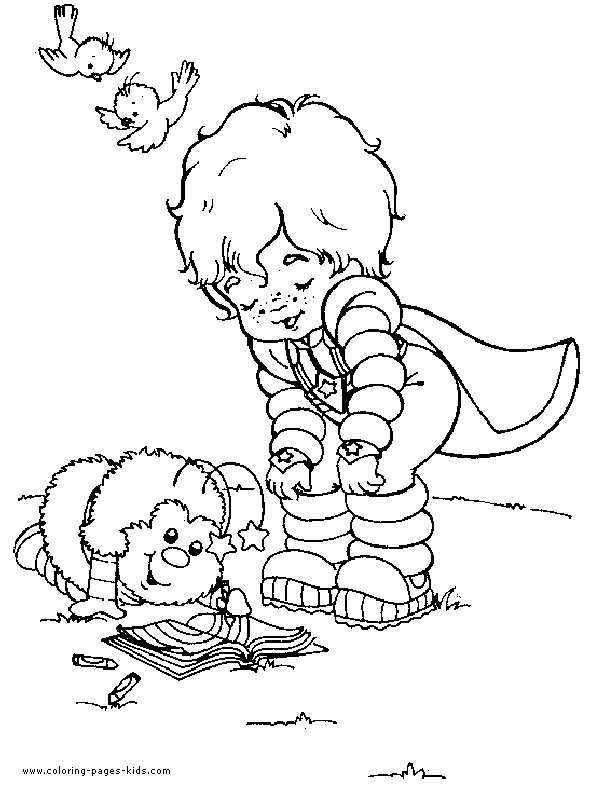 rainbow brite coloring pages for kids - photo #21