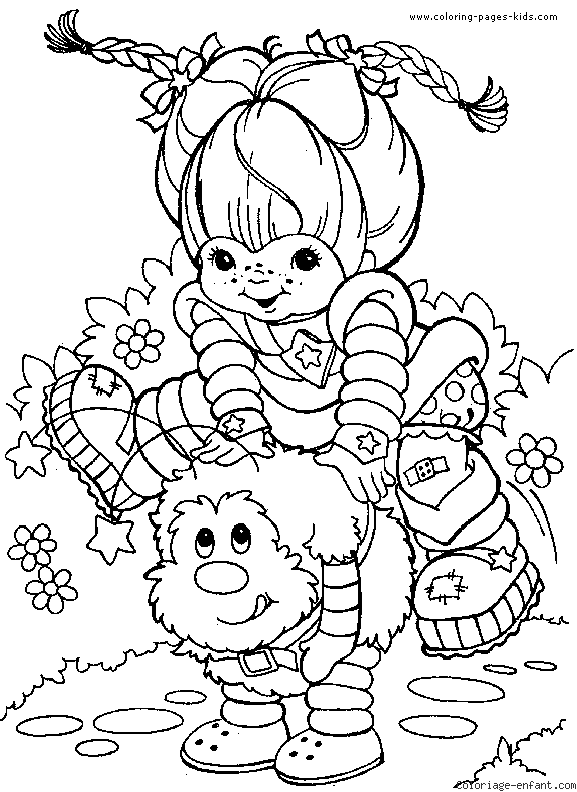 Rainbow Brite color page cartoon characters coloring pages, color plate, coloring sheet,printable coloring picture