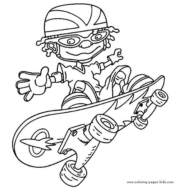 Rocket Power color page cartoon characters coloring pages, color plate, coloring sheet,printable coloring picture