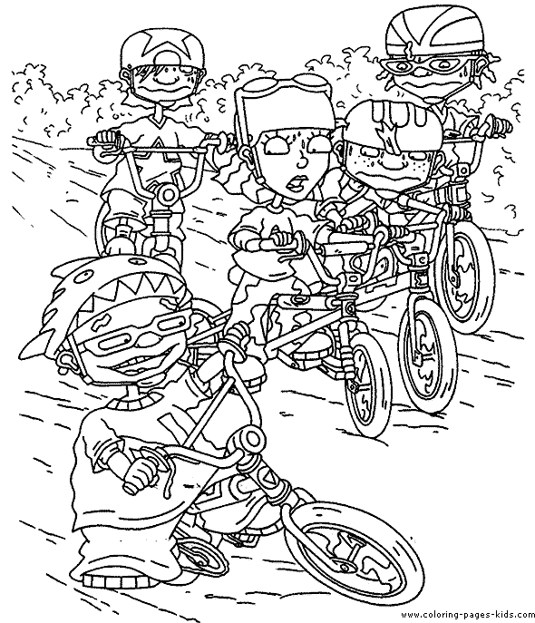 Rocket Power color page cartoon characters coloring pages, color plate, coloring sheet,printable coloring picture