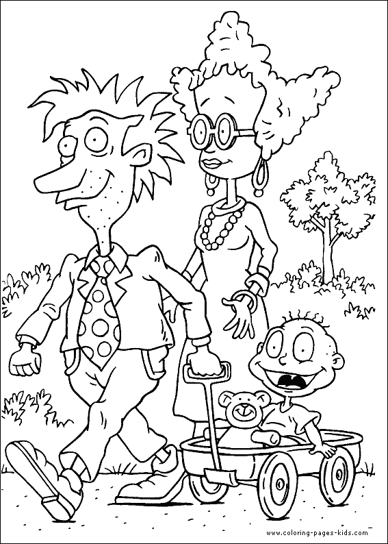 Rugrats color page cartoon characters coloring pages, color plate, coloring sheet,printable coloring picture