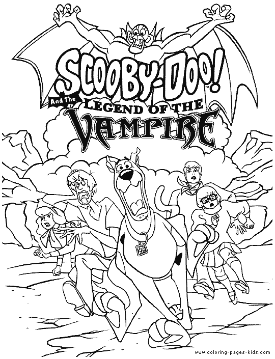 Scooby Doo color page cartoon characters coloring pages, color plate, coloring sheet,printable coloring picture