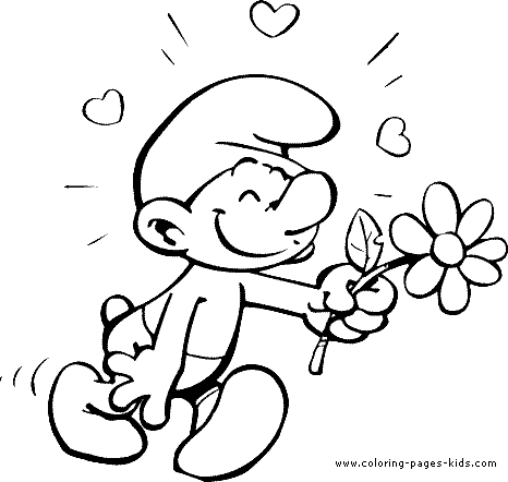 Smurfs color page cartoon characters coloring pages, color plate, coloring sheet,printable coloring picture