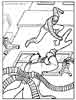 Spider-Man fighting Doctor Octopus free coloring page