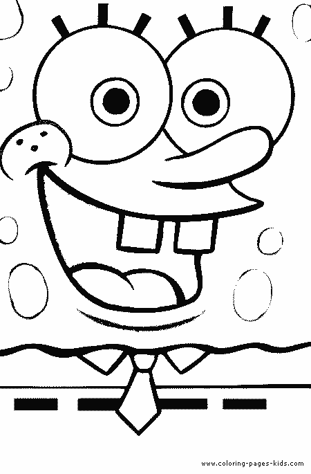 Spongebob color page, cartoon characters coloring pages, color plate, coloring sheet,printable coloring picture